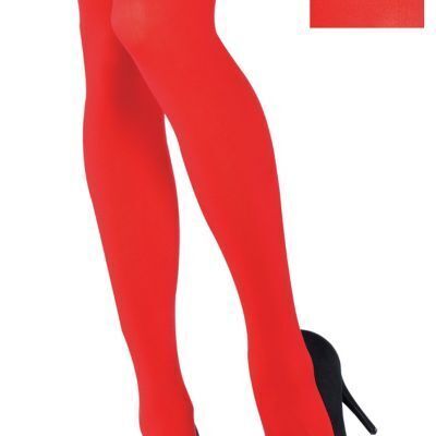 Red Seamless Tights - Adult XL